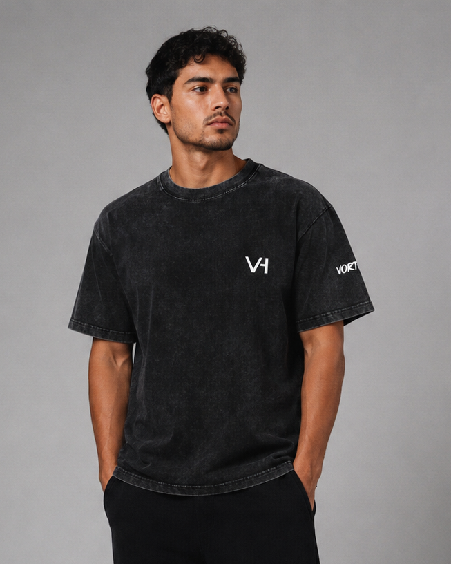 VORTH Snow-Washed Oversized Cotton T-Shirt