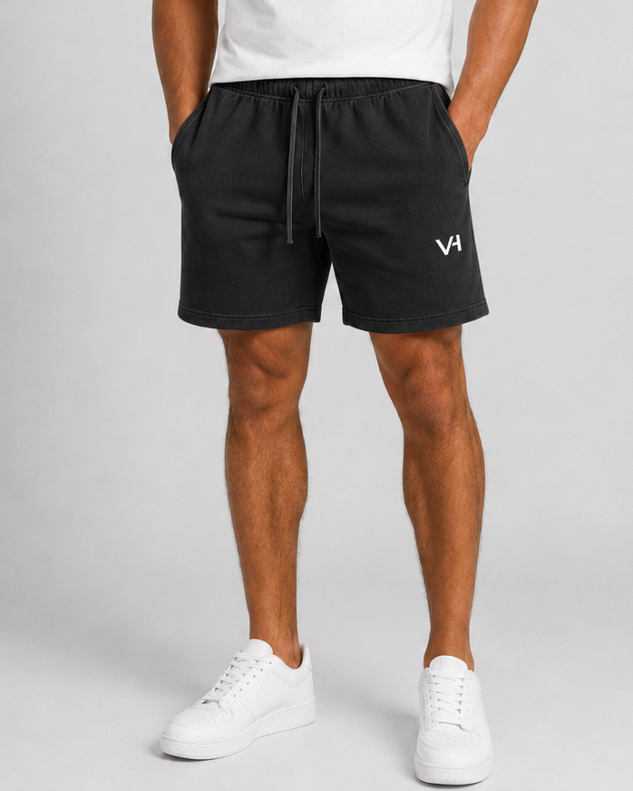 VORTH Heavyweight Vintage-Washed Cotton Shorts
