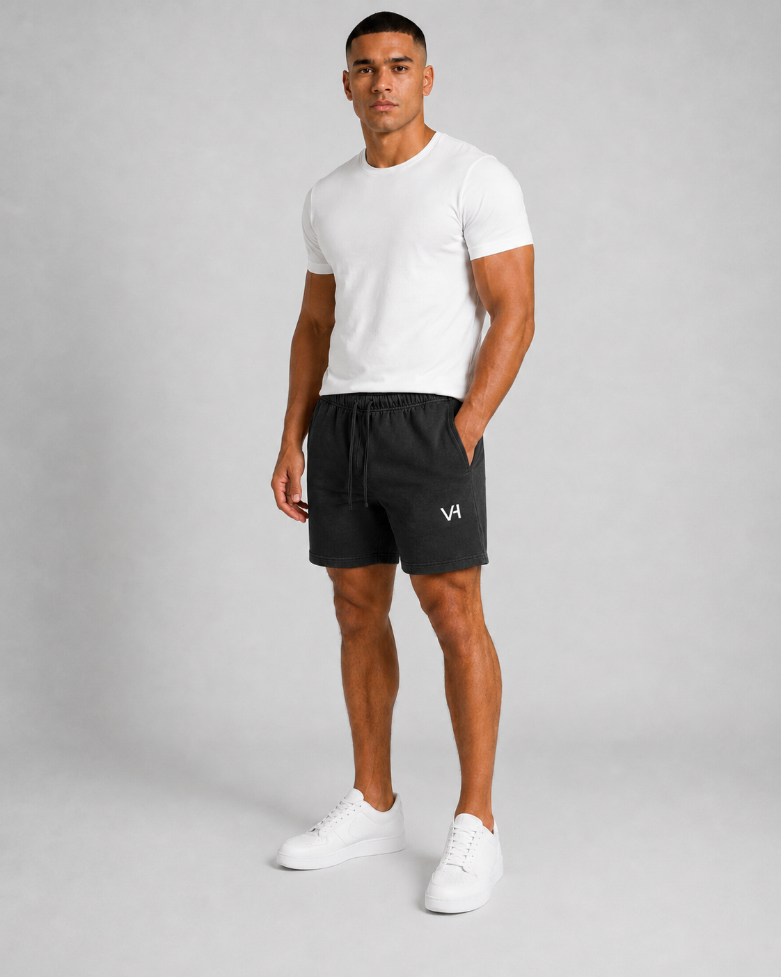 VORTH Heavyweight Vintage-Washed Cotton Shorts