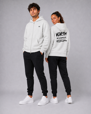 VORTH Heavyweight Washed Boxy Zip Hoodie
