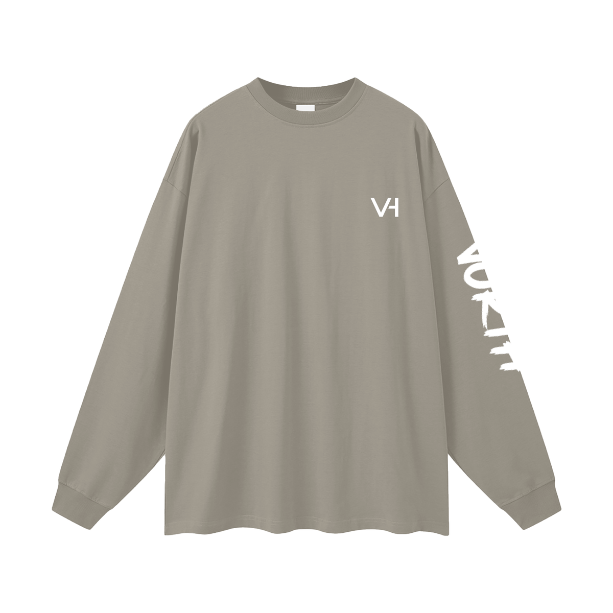 Long,Sleeve,TShirt,Unisex,Cotton,Heavyweight,Oversized,Drop,Shoulder,Crew,Neck,Lifestyle,Streetwear,Layering,VORTH