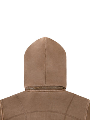 VORTH Heavyweight Vintage-Washed Cropped Hoodie