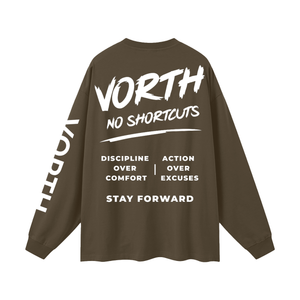 VORTH,LongSleeve,Unisex,Oversized,Heavyweight,Cotton,Essential,New