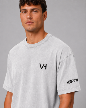 VORTH Snow-Washed Oversized Cotton T-Shirt