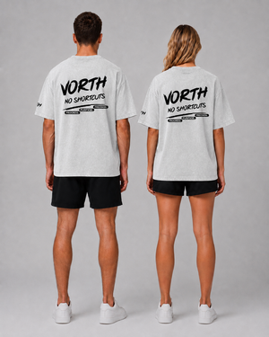 VORTH Snow-Washed Oversized Cotton T-Shirt