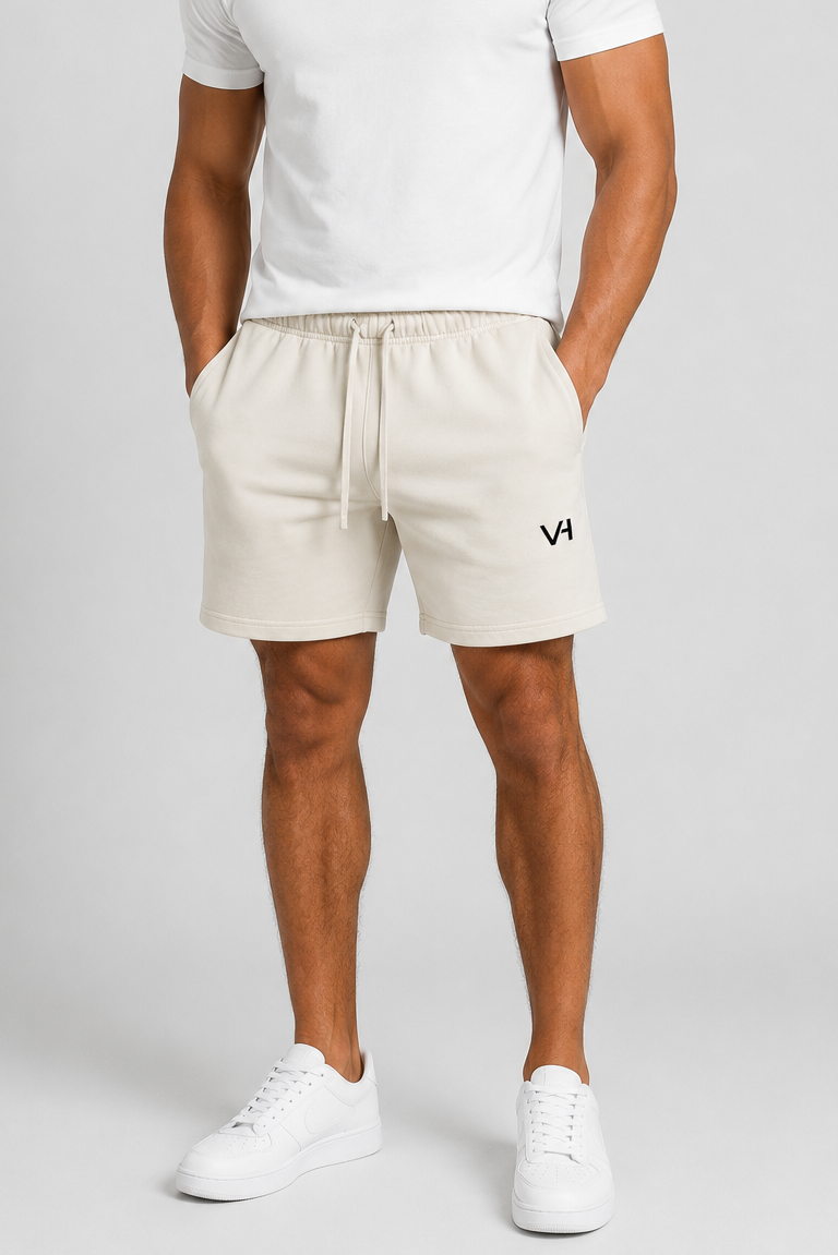 VORTH Heavyweight Vintage-Washed Cotton Shorts