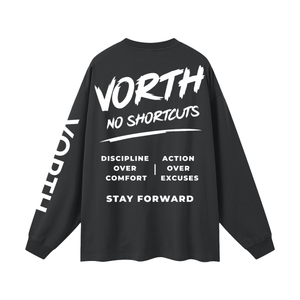 VORTH,LongSleeve,Unisex,Oversized,Heavyweight,Cotton,Essential,New
