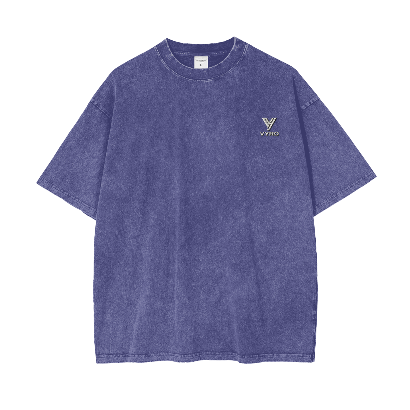 VYRO Oversized Snow-Washed Heavyweight Tee