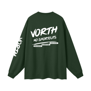 Long,Sleeve,TShirt,Unisex,Cotton,Heavyweight,Oversized,Drop,Shoulder,Crew,Neck,Lifestyle,Streetwear,Layering,VORTH