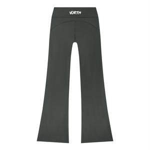 FlaredPants,Women,Activewear,YogaPants,NylonSpandex,Stretch,Drawstring,Training