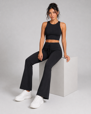 VORTH Flared Stretch Pants