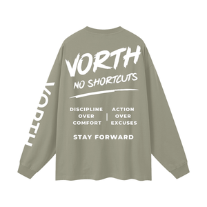 VORTH,LongSleeve,Unisex,Oversized,Heavyweight,Cotton,Essential,New