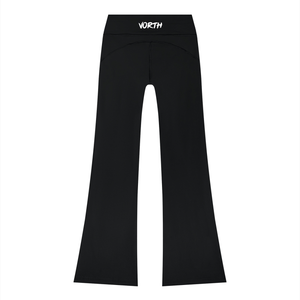 FlaredPants,Women,Activewear,YogaPants,NylonSpandex,Stretch,Drawstring,Training