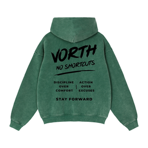 Zip-Through Boxy Fleece Hoodie