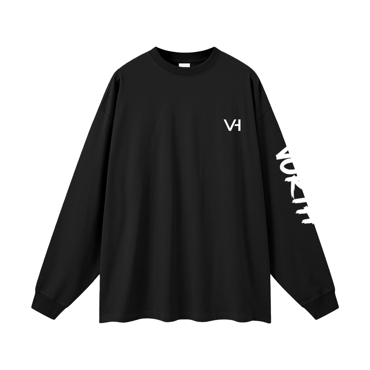 Long,Sleeve,TShirt,Unisex,Cotton,Heavyweight,Oversized,Drop,Shoulder,Crew,Neck,Lifestyle,Streetwear,Layering,VORTH