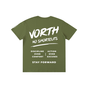 VORTH,Tshirt,Unisex,Cotton,Embroidered,Core,RegularFit,New