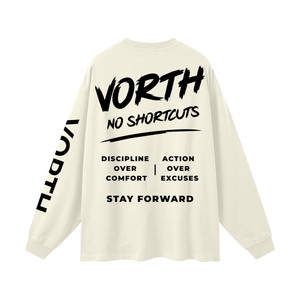 VORTH,LongSleeve,Unisex,Oversized,Heavyweight,Cotton,Essential,New