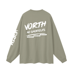 Long,Sleeve,TShirt,Unisex,Cotton,Heavyweight,Oversized,Drop,Shoulder,Crew,Neck,Lifestyle,Streetwear,Layering,VORTH