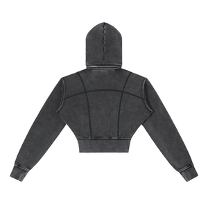 Hoodie,Women,Heavyweight,Washed,Cotton,VORTH,Streetwear