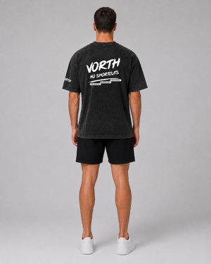 VORTH Snow-Washed Oversized Cotton T-Shirt