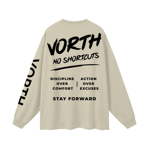 VORTH,LongSleeve,Unisex,Oversized,Heavyweight,Cotton,Essential,New