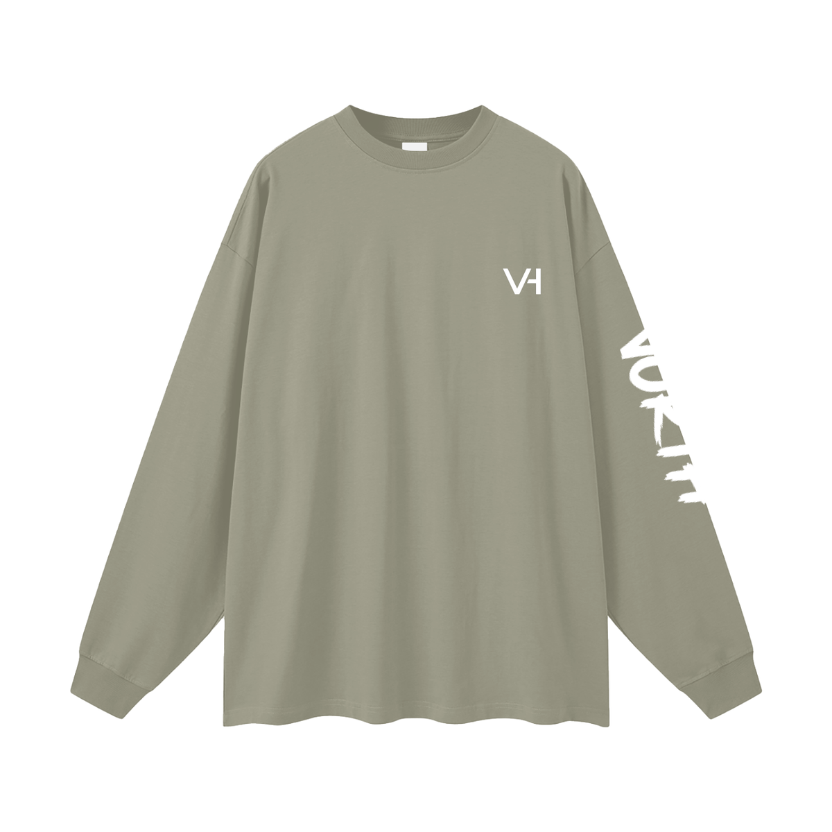 Long,Sleeve,TShirt,Unisex,Cotton,Heavyweight,Oversized,Drop,Shoulder,Crew,Neck,Lifestyle,Streetwear,Layering,VORTH