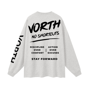 VORTH,LongSleeve,Unisex,Oversized,Heavyweight,Cotton,Essential,New