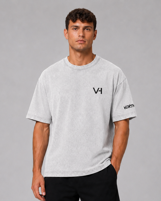 VORTH Snow-Washed Oversized Cotton T-Shirt