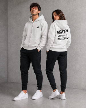 VORTH Heavyweight Washed Boxy Zip Hoodie