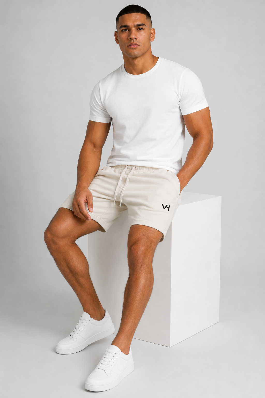 VORTH Heavyweight Vintage-Washed Cotton Shorts