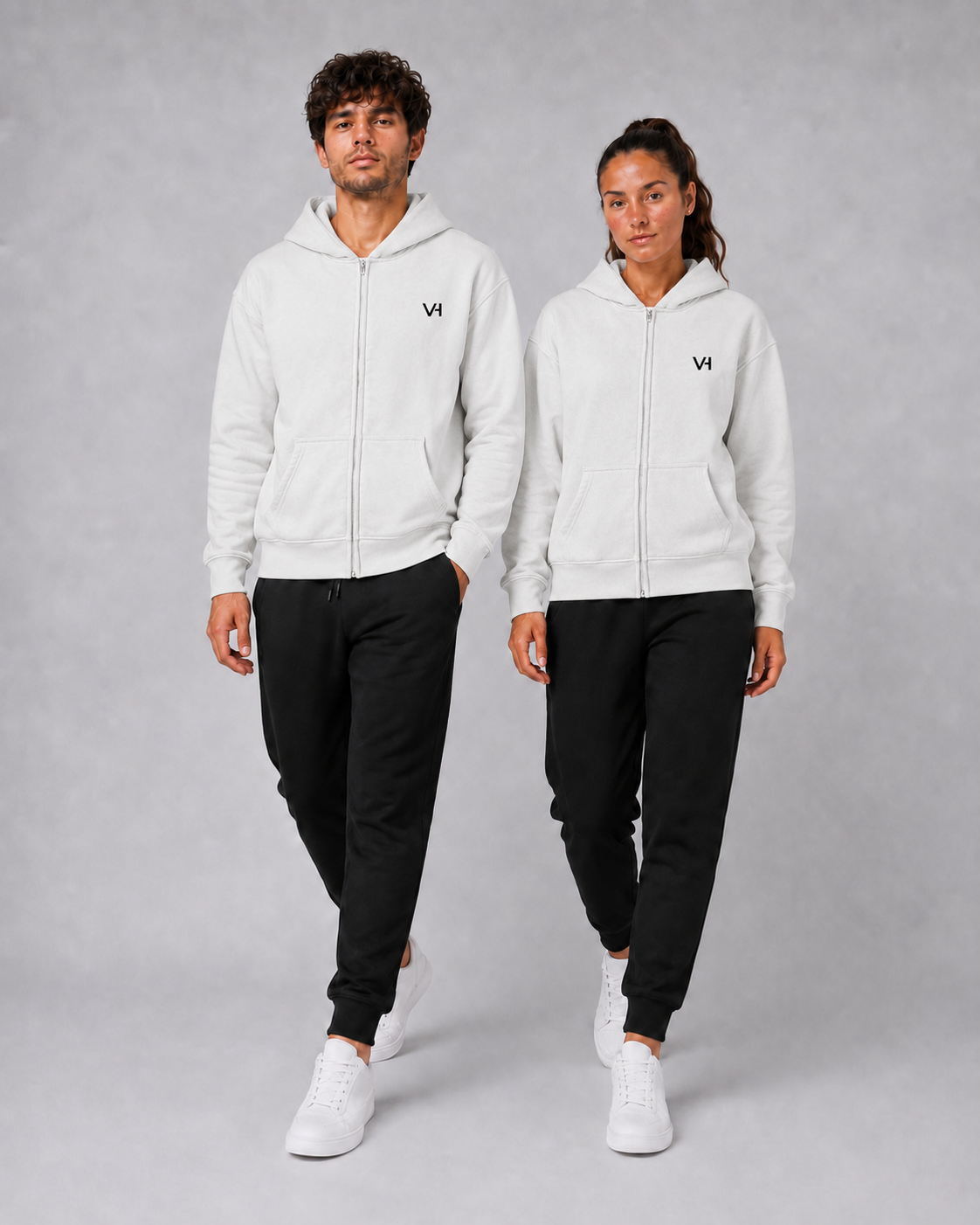 VORTH Heavyweight Washed Boxy Zip Hoodie