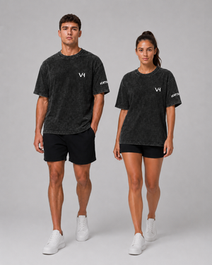 VORTH Snow-Washed Oversized Cotton T-Shirt