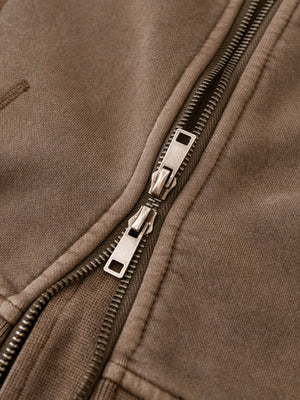 VORTH Heavyweight Vintage-Washed Cropped Hoodie