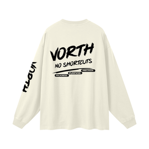 Long,Sleeve,TShirt,Unisex,Cotton,Heavyweight,Oversized,Drop,Shoulder,Lifestyle,Streetwear,Layering,VORTH