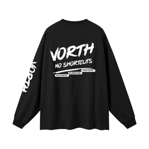 Long,Sleeve,TShirt,Unisex,Cotton,Heavyweight,Oversized,Drop,Shoulder,Crew,Neck,Lifestyle,Streetwear,Layering,VORTH