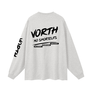 Long,Sleeve,TShirt,Unisex,Cotton,Heavyweight,Oversized,Drop,Shoulder,Lifestyle,Streetwear,Layering,VORTH