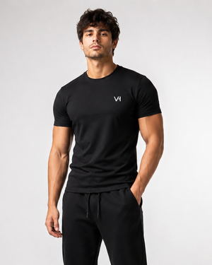 TShirt,Men,Performance,Activewear,Stretch,Polyester,Spandex,Raglan,Training,Gym,Running