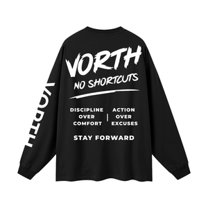 VORTH,LongSleeve,Unisex,Oversized,Heavyweight,Cotton,Essential,New