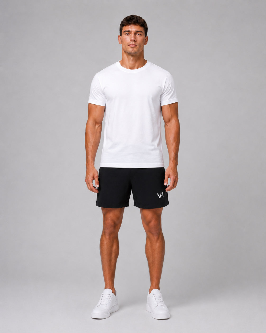 Shorts,Men,Performance,Activewear,Nylon,Spandex,Stretch,Lightweight,Elastic,Waist,Training,Gym,Lifestyle,VORTH