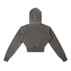 Hoodie,Women,Heavyweight,Washed,Cotton,VORTH,Streetwear