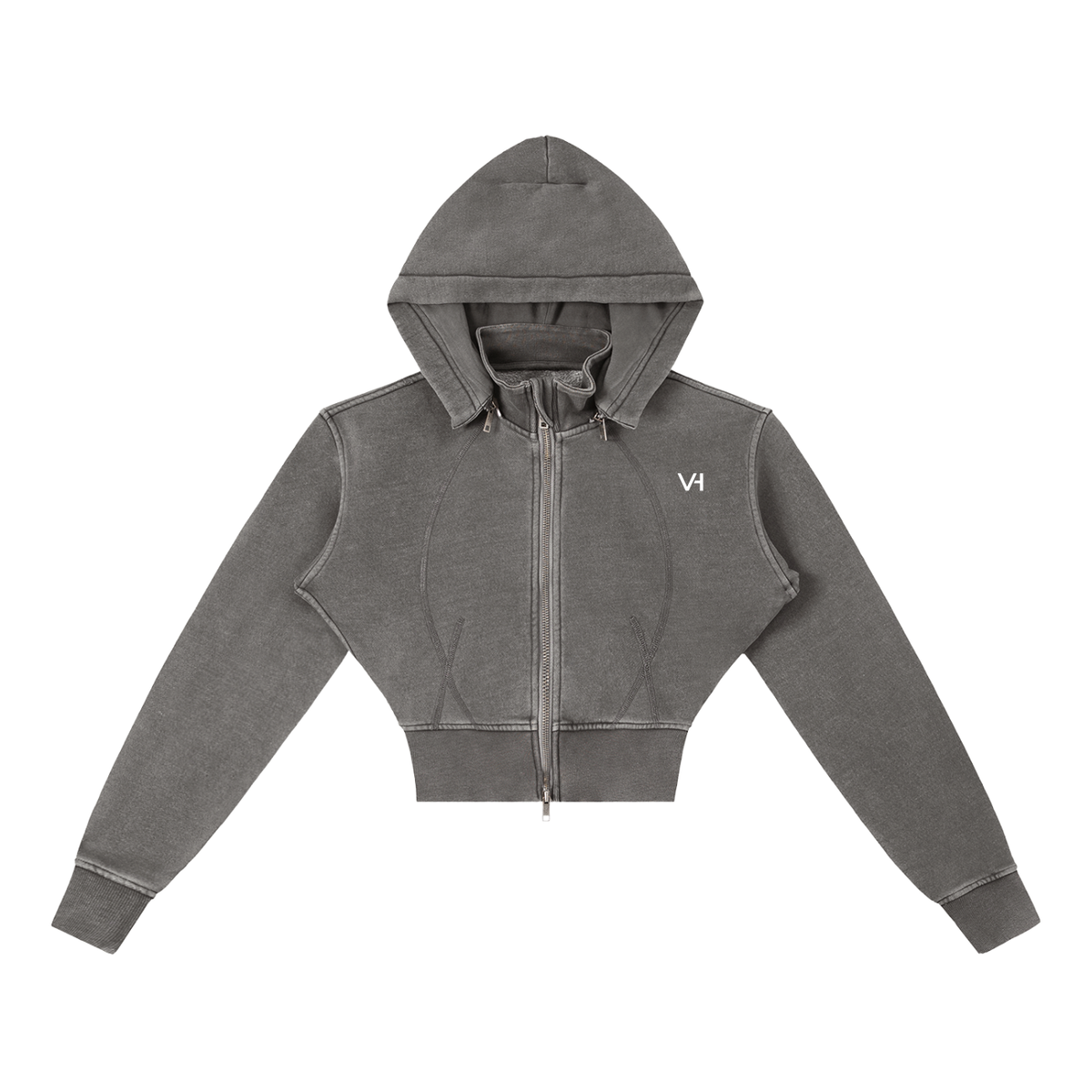 Hoodie,Women,Heavyweight,Washed,Cotton,VORTH,Streetwear