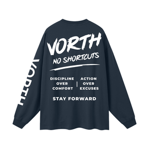 VORTH,LongSleeve,Unisex,Oversized,Heavyweight,Cotton,Essential,New