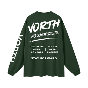 VORTH,LongSleeve,Unisex,Oversized,Heavyweight,Cotton,Essential,New