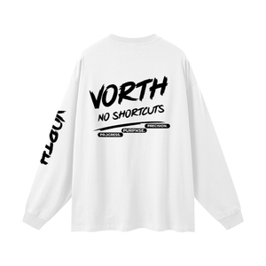 Long,Sleeve,TShirt,Unisex,Cotton,Heavyweight,Oversized,Drop,Shoulder,Lifestyle,Streetwear,Layering,VORTH
