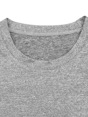 TShirt,Men,Performance,Activewear,Stretch,Polyester,Spandex,Raglan,Training,Gym,Running